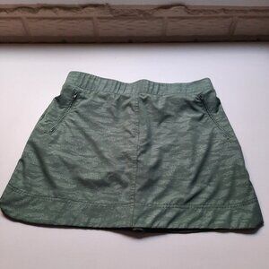 Orvis Skirt Womens Large Green Camo Skort Lined Pickleball Fishing Hiking Golf‎
